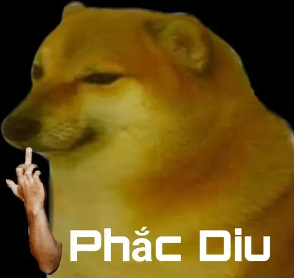 ảnh ngón giữa meme phắc diu