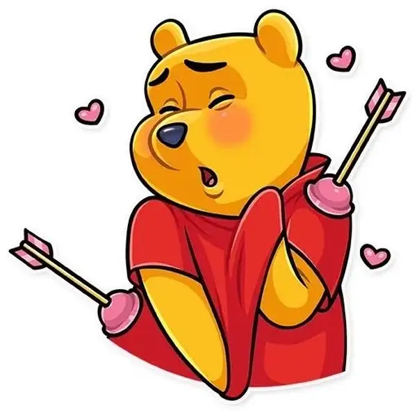 gấu pooh meme ngại ngùng