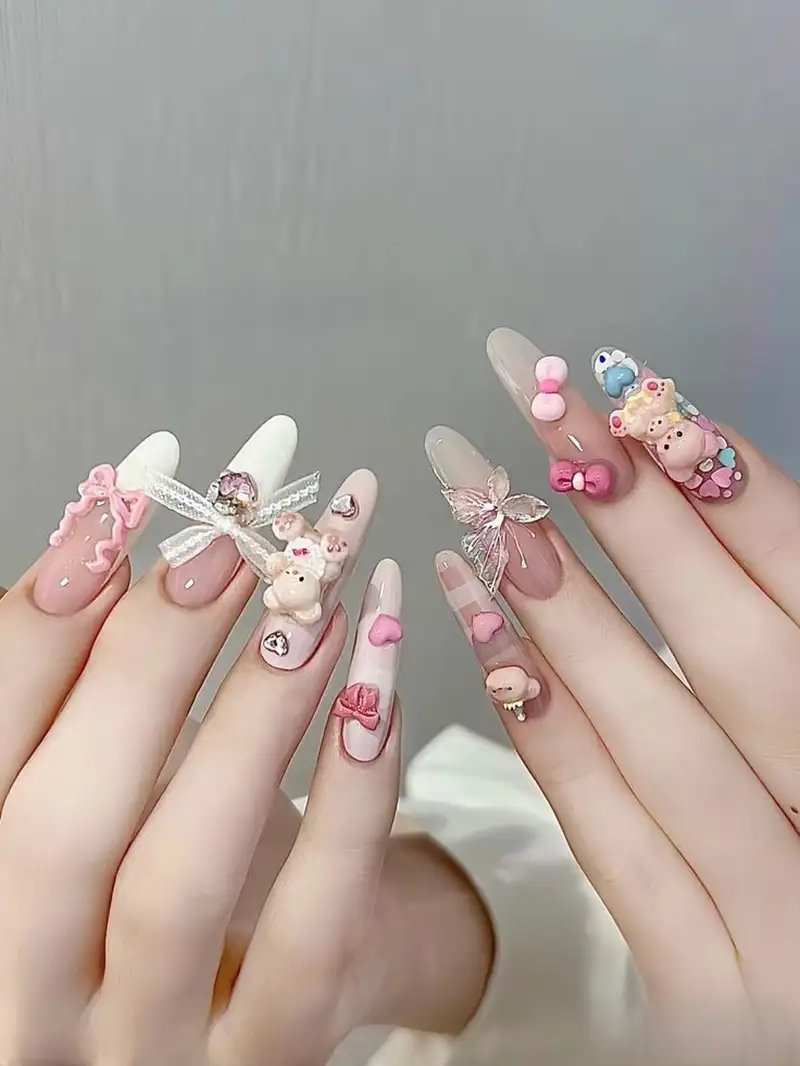 nail bánh bèo đáng yêu