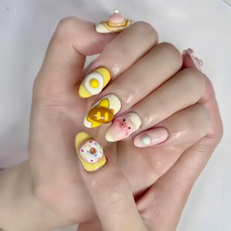 nail bánh bèo độc đáo