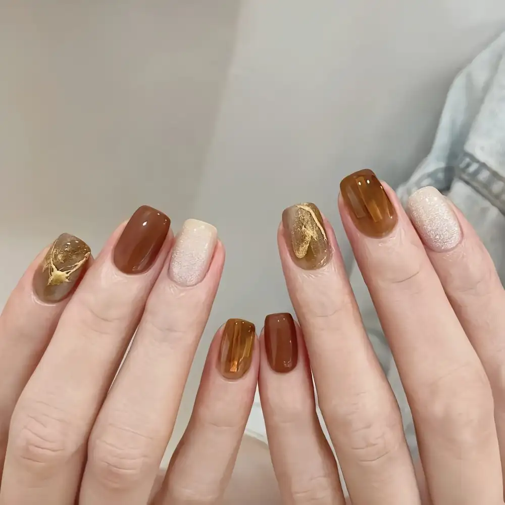 mẫu nail cho quý bà cá tính 