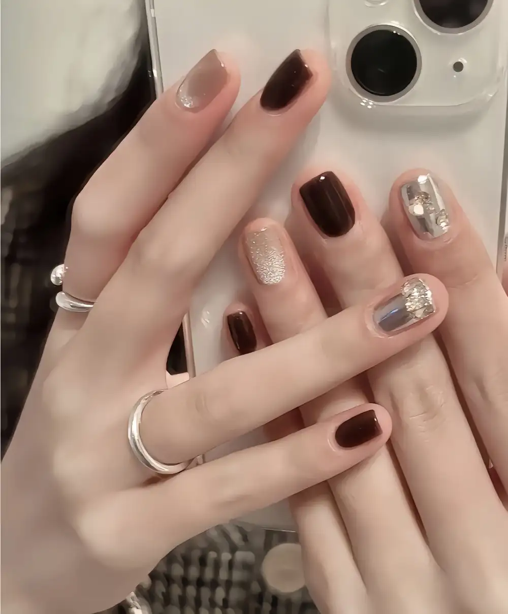 mẫu nail cho quý bà trầm ấm 2