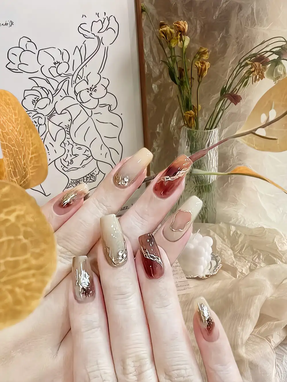 mẫu nail cho quý bà đẳng cấp