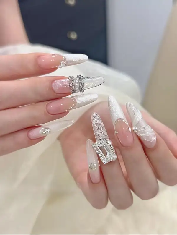 nail cô dâu lộng lẫy