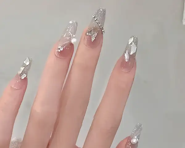 nail cô dâu đẹp đơn giản phá cách