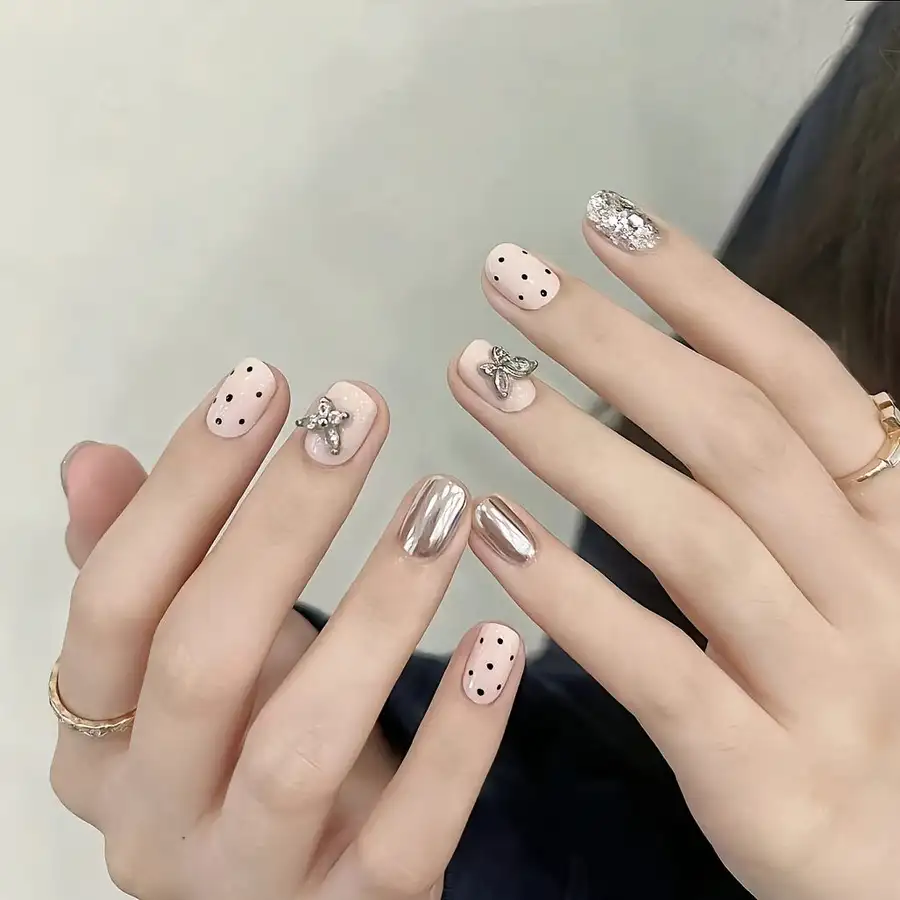 mẫu nail đắp bột đẹp tuyệt vời nhất