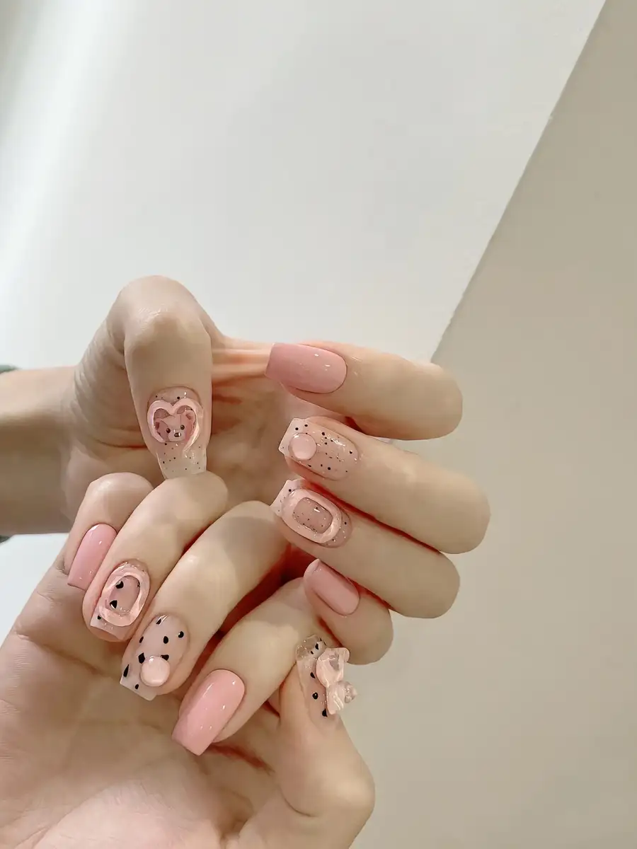 mẫu nail đắp bột đẹp hoàn hảo 