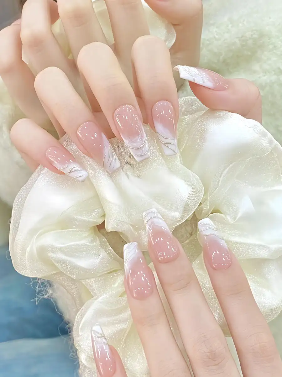 mẫu nail đắp hoa bột đẹp tinh xảo bắt mắt