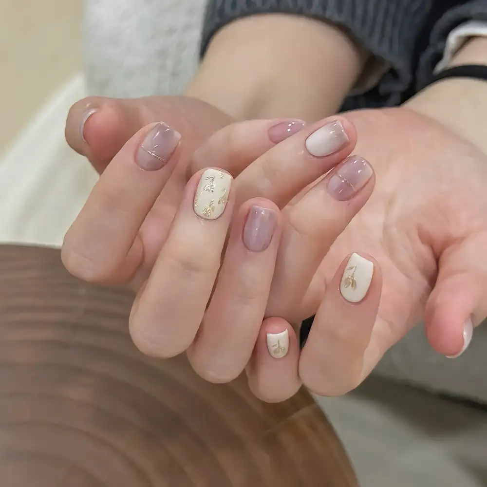 nail xinh mùa hè đơn giản