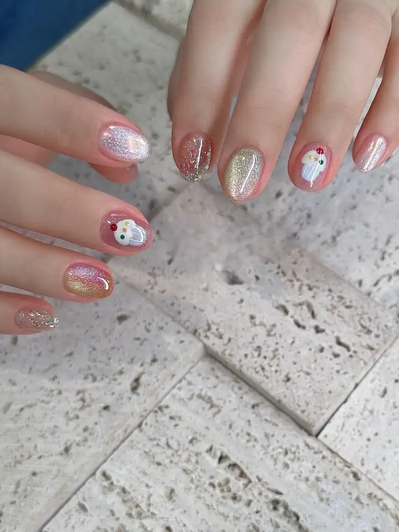 mẫu nail sinh nhật đẹp