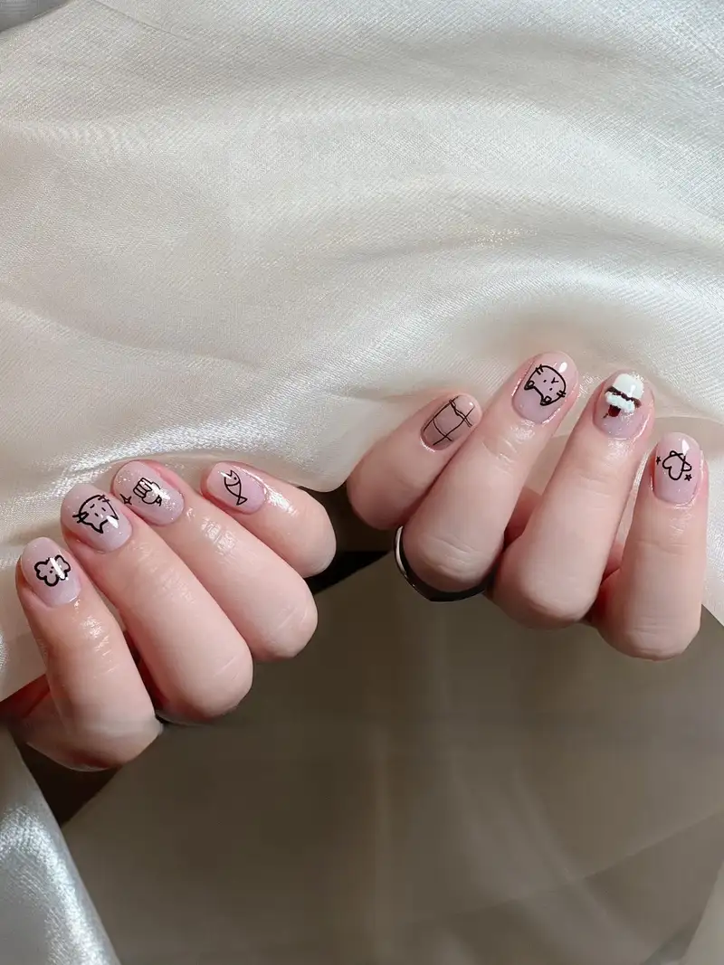 mẫu nail sinh nhật ấn tượng