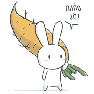 Bộ sưu tập 211+ meme thỏ bảy màu cute, ngầu hài hước nhất 