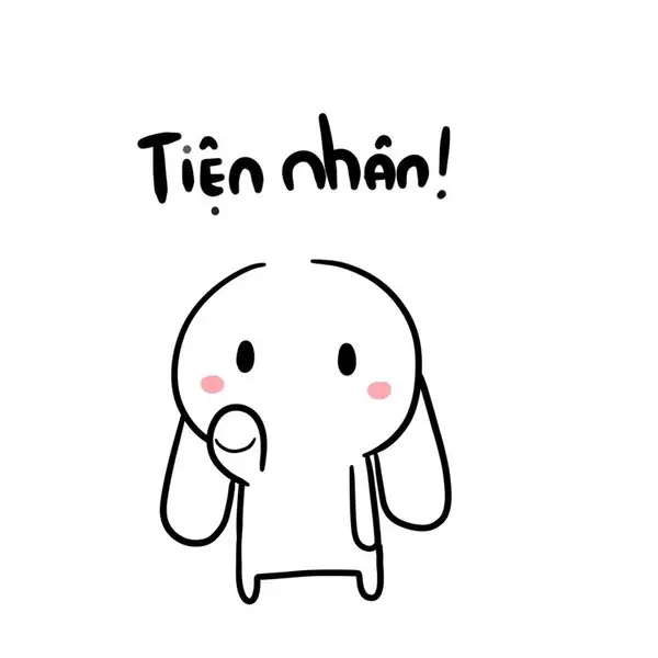 ảnh meme thỏ bảy màu tiện nhân