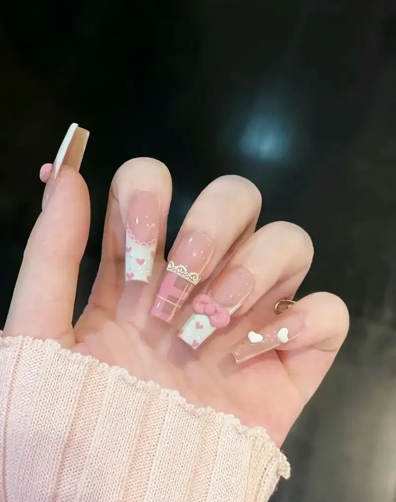 mẫu nail bánh bèo tươi mới