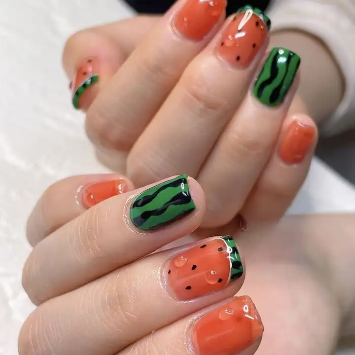 nail dưa hấu năng lượng 