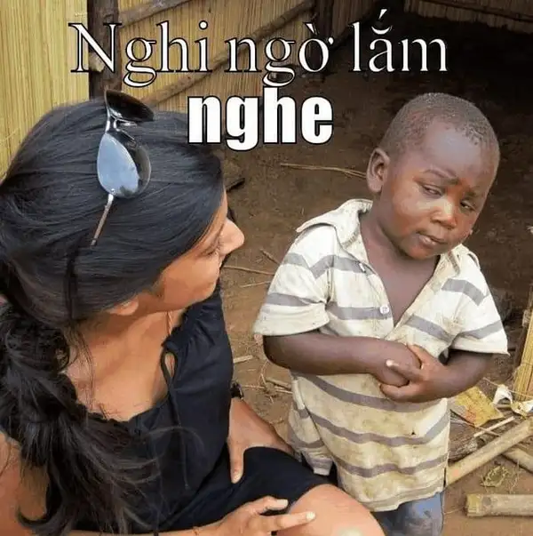 meme ánh mắt nghi ngờ lắm nghe