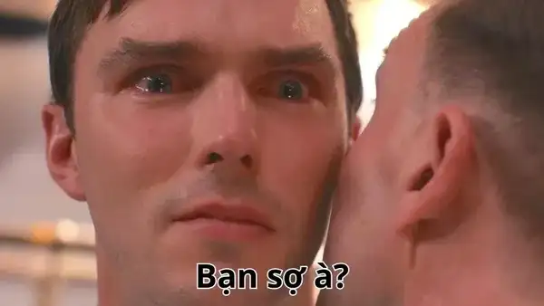 bạn sợ à meme chảy nước mắt