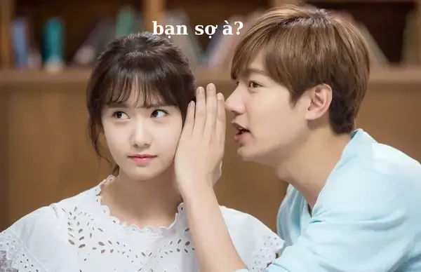 meme bạn sợ à lee min ho