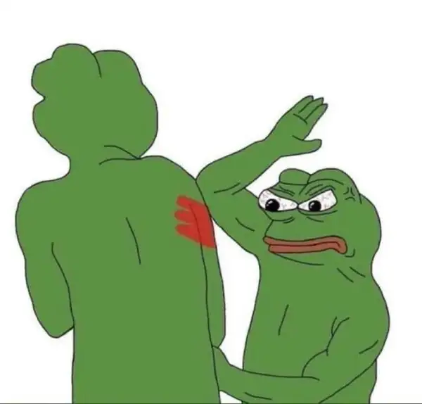 pepe meme đánh