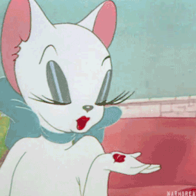 gif đáng yêu hôn gió