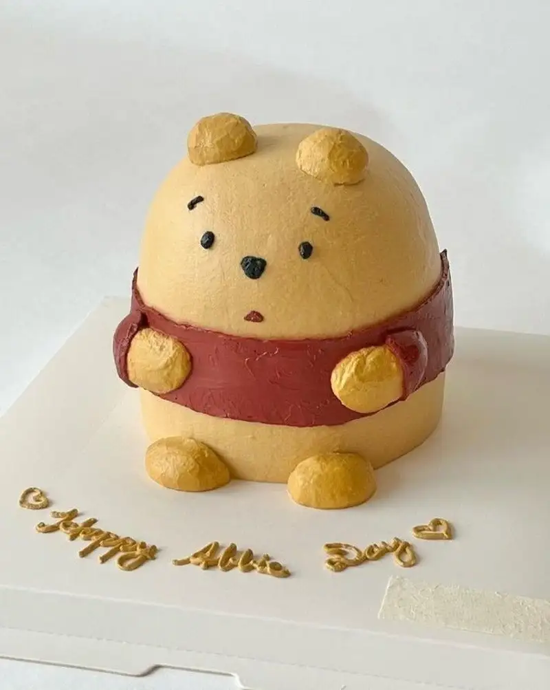 mẫu bánh sinh nhật đẹp cho nam thích gấu pooh