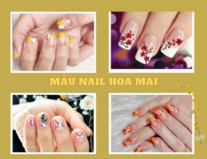 Bộ sưu tập 123+ mẫu nail hoa mai nổi bật đón lộc đầu năm