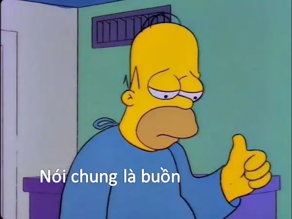 meme buồn hoạt hình