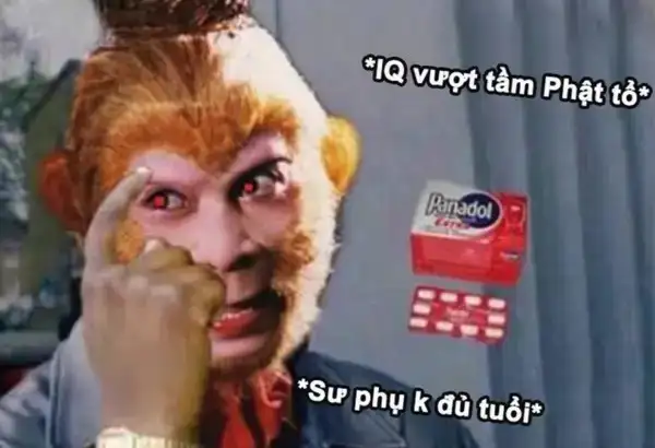 ảnh tôn ngộ không meme không đủ tuổi