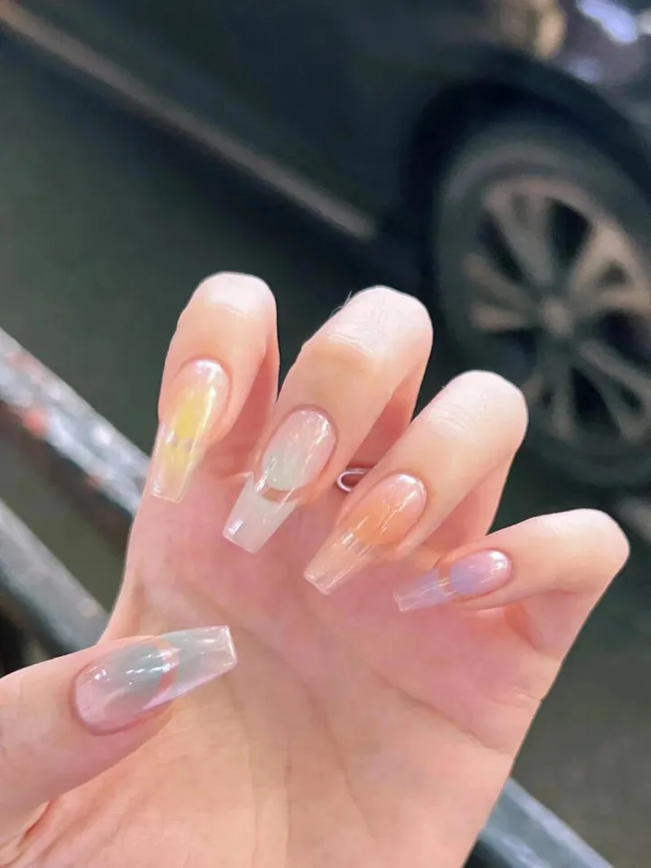 Nail box màu thạch trong suốt 