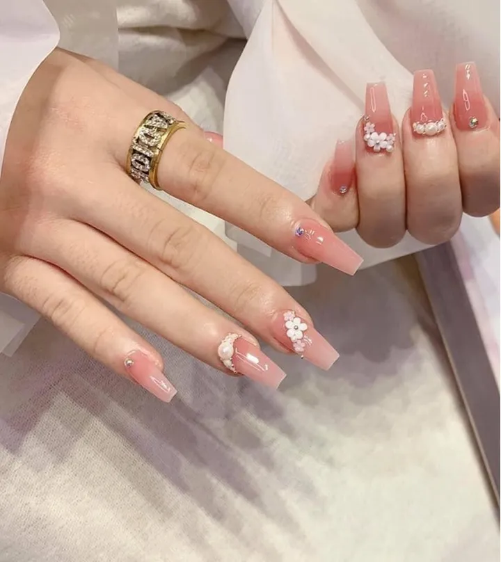 Mẫu nail box màu thạch