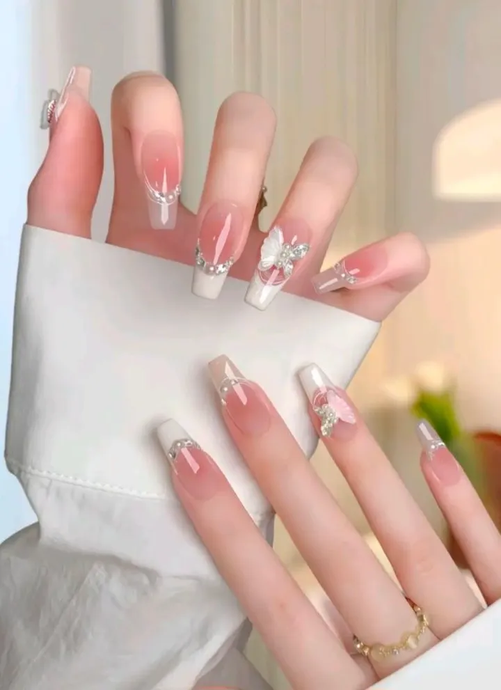 Nail box màu thạch họa tiết 