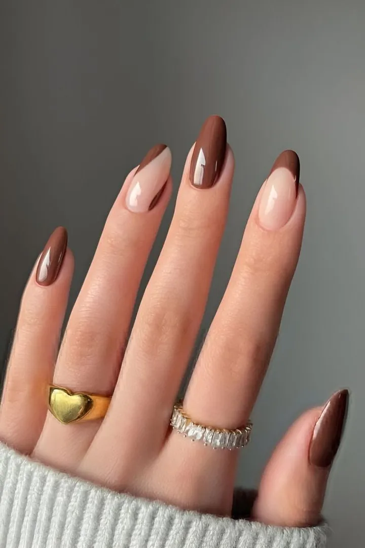 Chọn nail nâu cho mệnh Mộc 