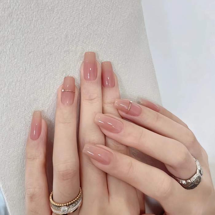 nail sang chảnh nude