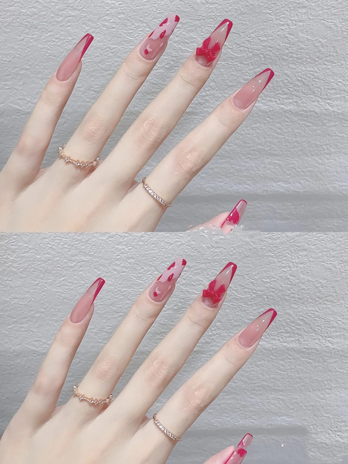 Nail tay sáng màu sang trọng