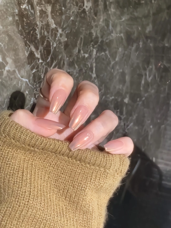 nail sang chảnh hồng baby tự nhiên