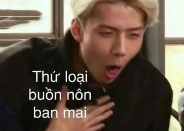 meme buồn nôn ban mai