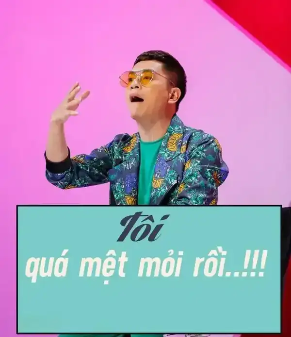 tôi quá mệt mỏi rồi meme hài