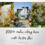 cổng hoa cưới hiện đại