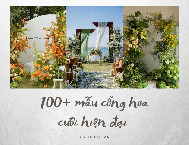 cổng hoa cưới hiện đại