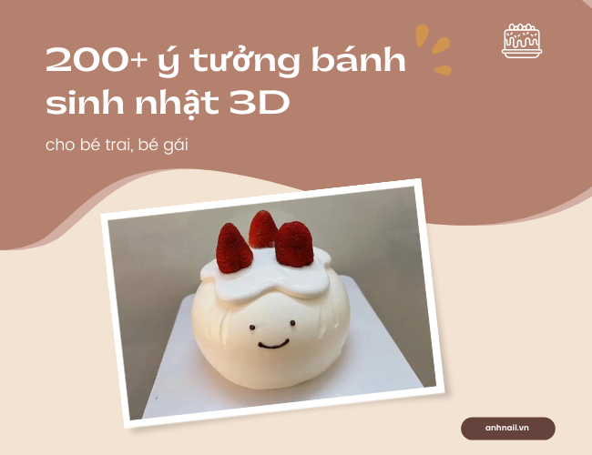 bánh sinh nhật 3D