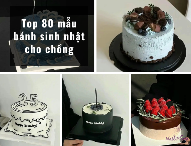 mẫu bánh sinh nhật cho chồng