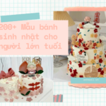 Mẫu bánh sinh nhật cho người lớn tuổi