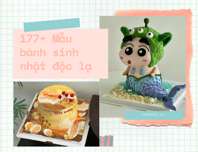 Mẫu bánh sinh nhật độc lạ