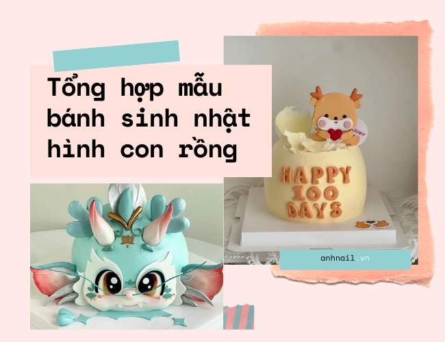 bánh sinh nhật hình con rồng