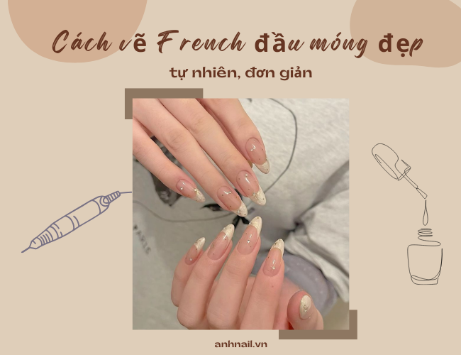 cách vẽ French đầu móng