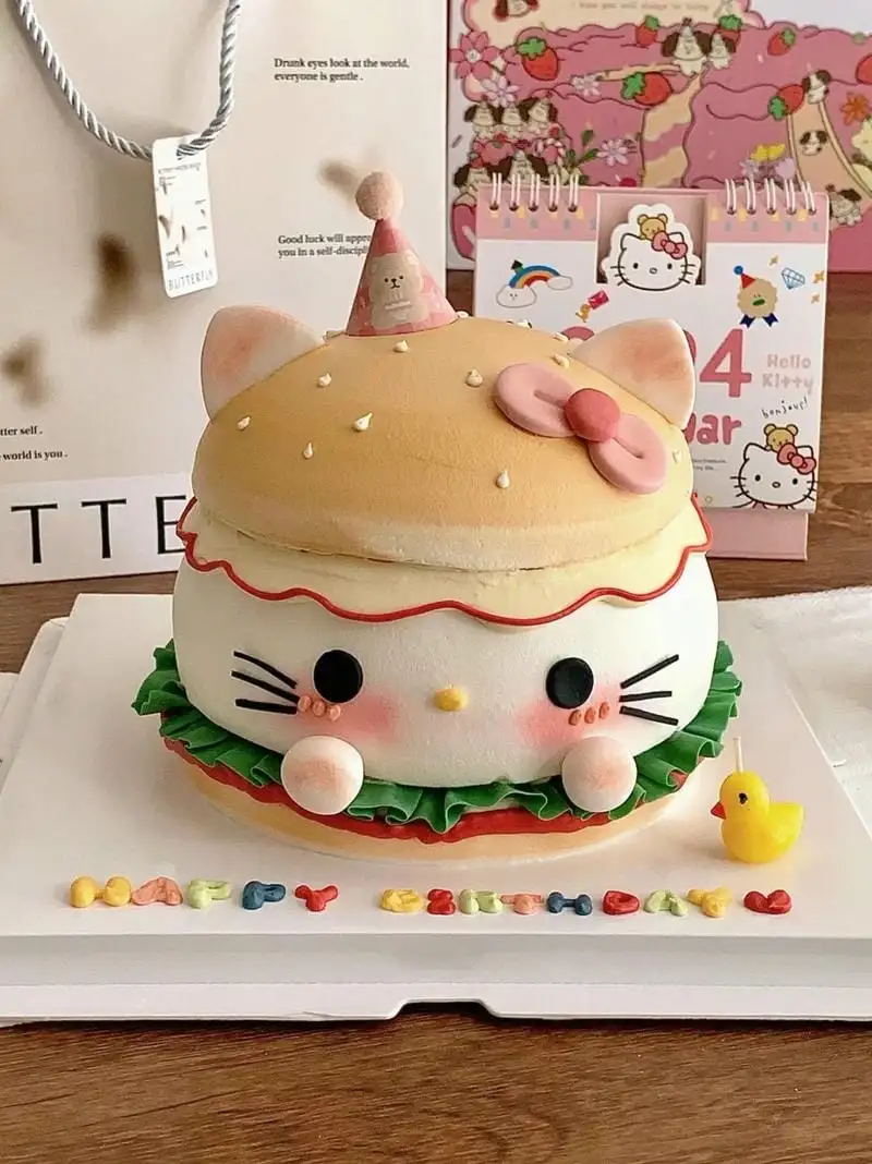 mẫu bánh sinh nhật độc lạ hello kitty