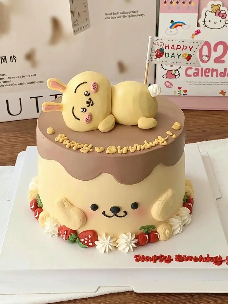 mẫu bánh sinh nhật độc lạ gấu cute
