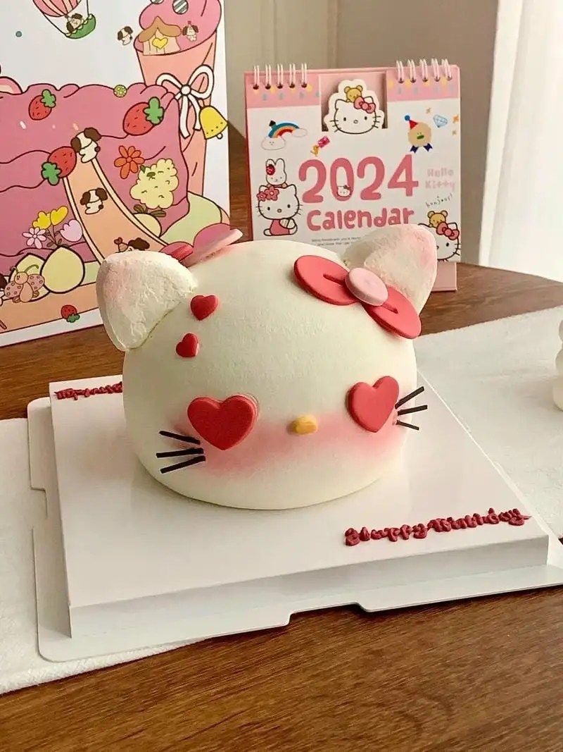 mẫu bánh sinh nhật độc lạ mèo