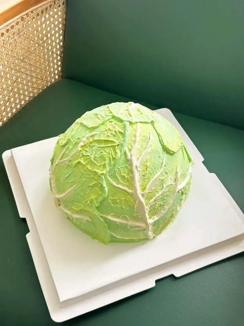mẫu bánh sinh nhật cây rau cải độc lạ