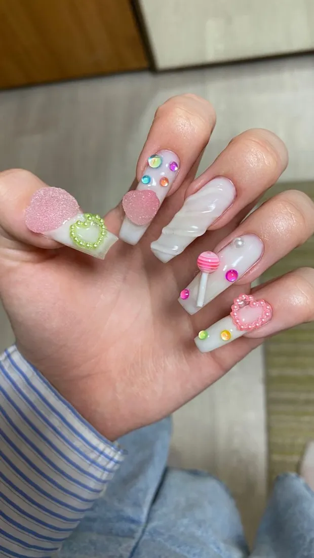 Nail kẹo ngọt đáng yêu